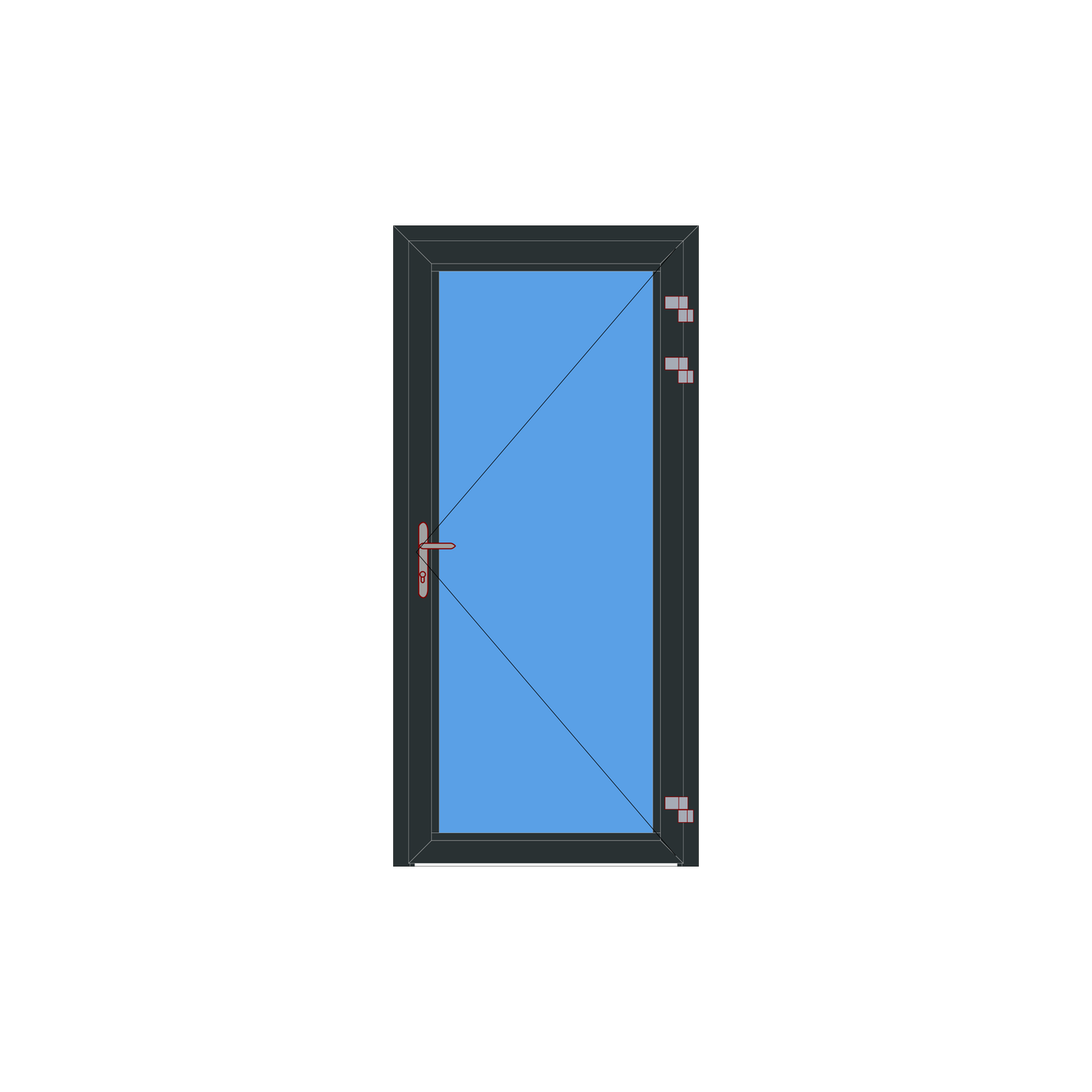 Forte Classic - Single Door 1000x2100