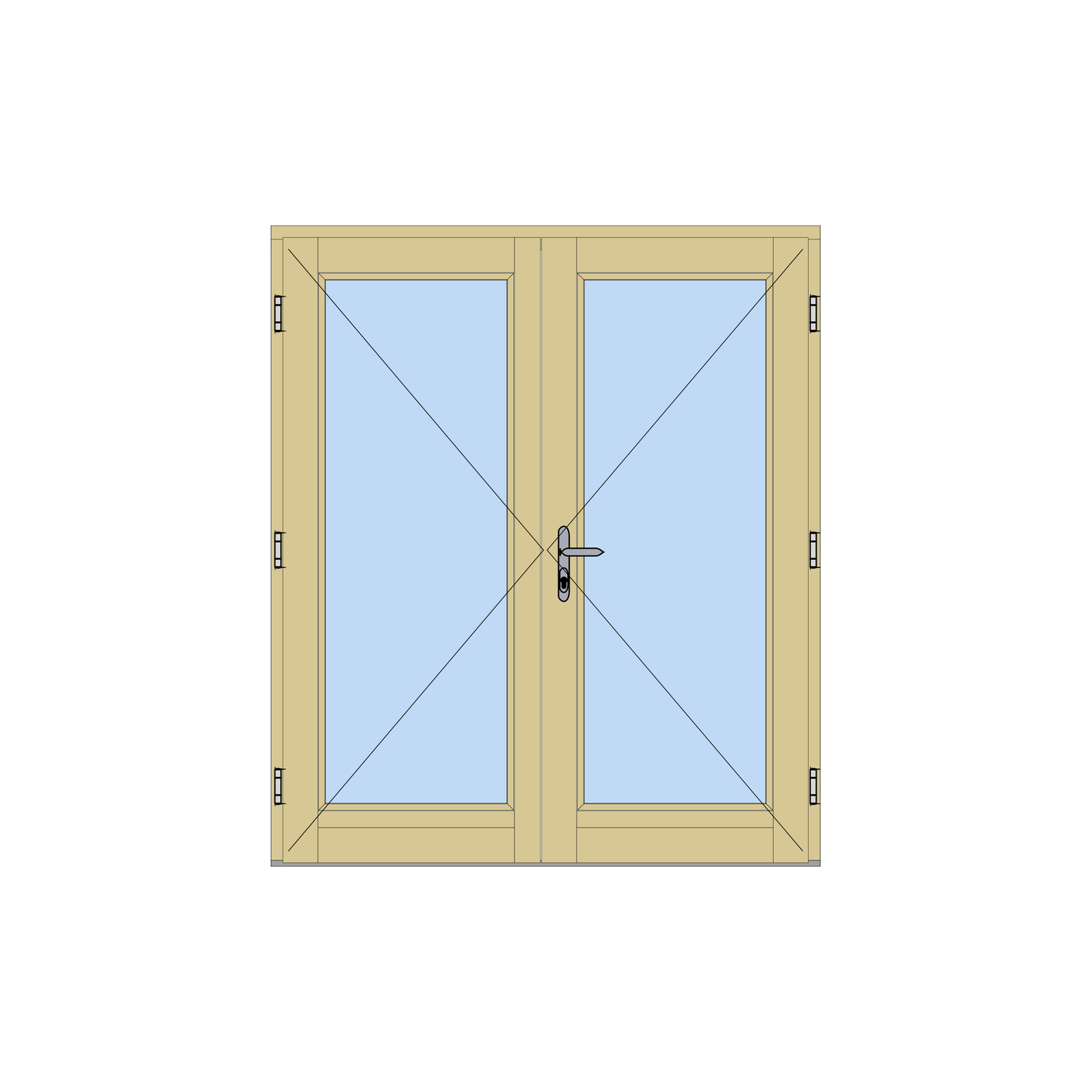 Sonata Classic – Double Door 1800×2100